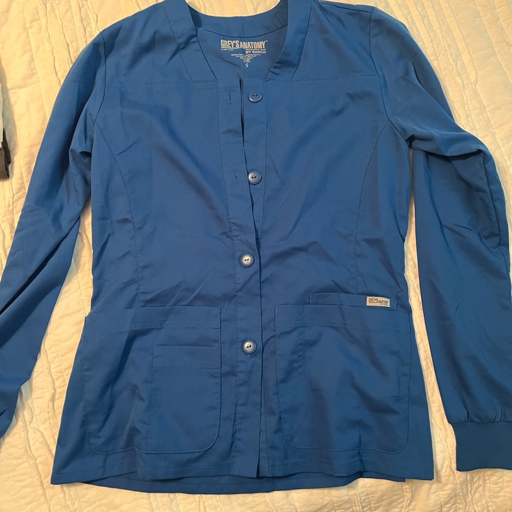 Grey's Anatomy Women's Blue scrub Jacket